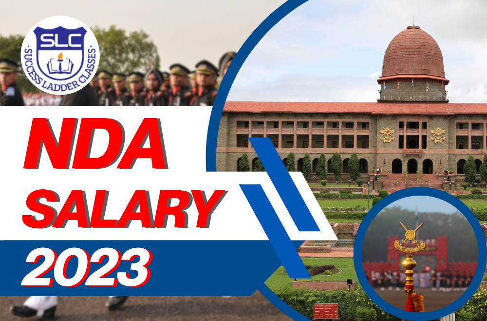 Illustration of money and salary symbols representing the NDA salary and allowances in 2024