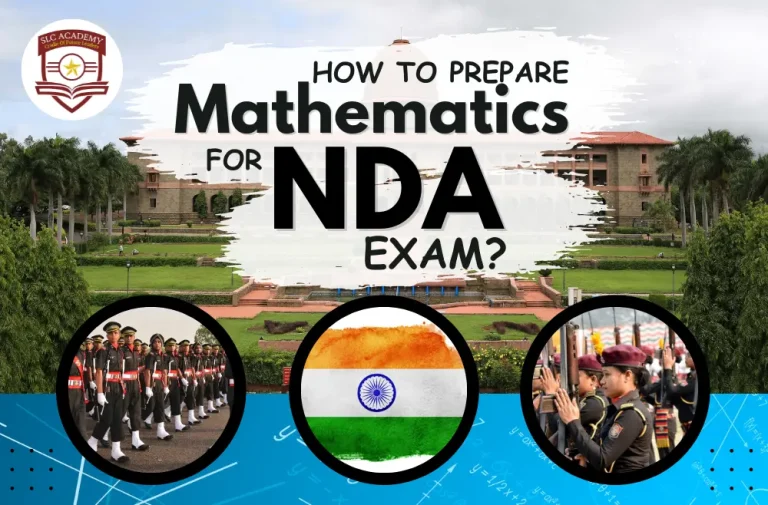 A visual representation of studying and preparing for mathematics in the NDA exam.