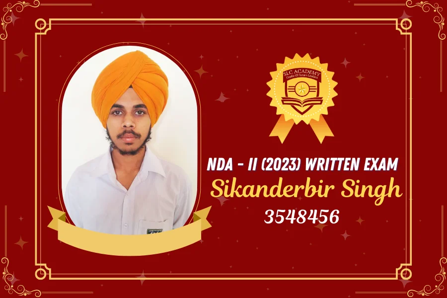 Sikanderber Singh - NDA Member