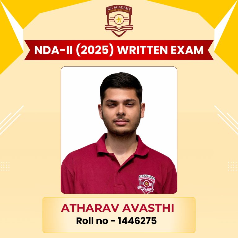 NDA-II 2025 written exam selected student from top NDA and SSB coaching in Punjab - SLC Academy.