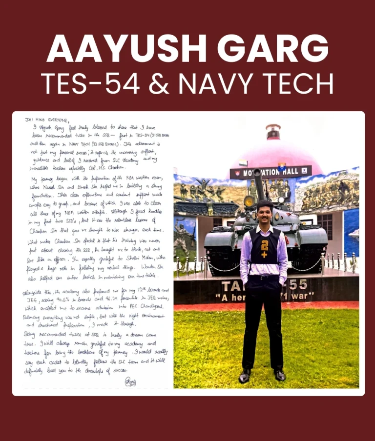 Aayush Garg TES-54 & Navy Tech