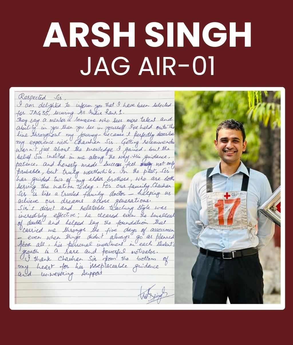 Arsh Singh JAG AIR-01
